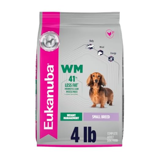 Eukanuba Fit Body Weight Control Small Breed Adult Dry Dog Food, 4 lb Bag