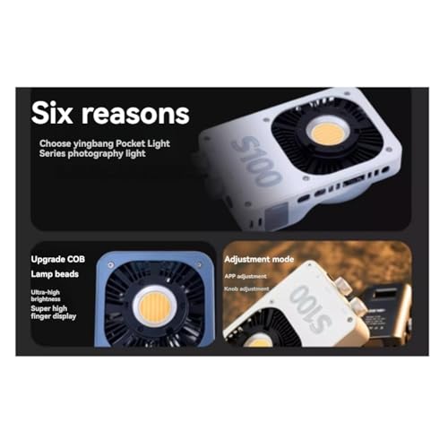 Iluminación de relleno suave COB dual para cámaras DSLR de vídeo 6