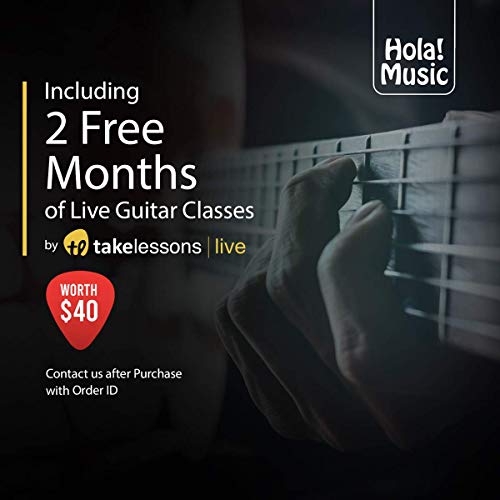 Hola! Music 3/4 Size Acoustic Guitar Bundle for Beginners, 6 String Beginner Solid Spruce Top Acoustic Guitar With Rosewood FIngerboard, ...