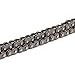 DOLUNTO 04C Roller Chain, Pitch 6.35mm Carbon Steel Drive Chain Joints, Industrial Transmission Single Row Chain 0.5/1/1.5/5/10Meters (Size : 0.5Meter)