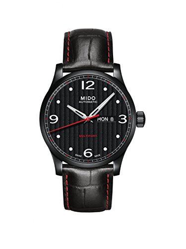 Preisvergleich Produktbild Mido Herren Analog Automatik Uhr mit Leder Armband M0054303705080