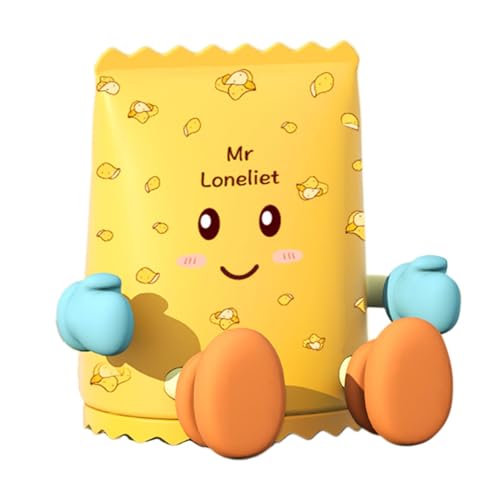 Nursery Night Lights | Cute Potato Chip Bag Bedside Sleep Lamp with Phone Holder,USB Rechargeable Night Lamp Sensor Pat Light for Breastfeeding, Room