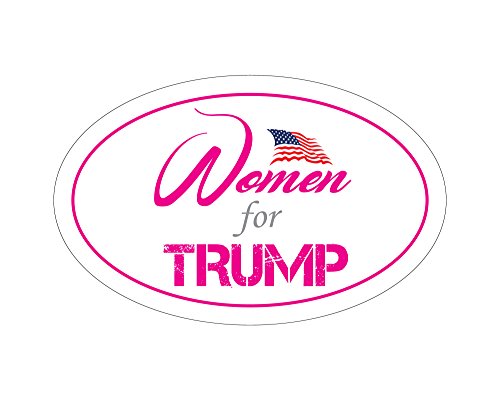 StickerPirate *Oval Car Magnet* Trump 2020 Women for Trump TO451