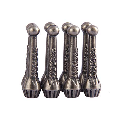 coolla bolo tie tips replacement end caps 8 pack antique silver toneantique bronze