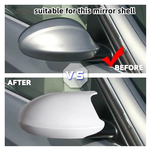 Coque de rétroviseur BMW 1 E87 E88 plastique ABS haute protection noir