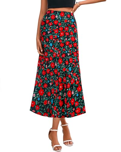 Image of BTFBM Satin Skirts for Women Trendy 2026 Summer Fall
