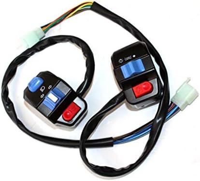 Motorcycle Scooter E-bike Left And Right Handlebar Control Switch Horn Turn Sign - Foto 5