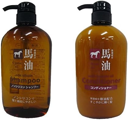 Horse Oil Non-silicon Shampoo & Conditioner set Japan Import
