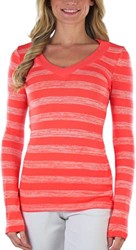 Image of ToBeInStyle Women's Classic Long Sleeve V-Neck Pullover Sweater