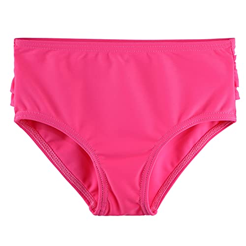Image of XFGIRLS Girls 2-Piece Swimsuit Long Sleeve Rash Guard Set Toddler 6M-8Y | UPF 50+ blocks 98% UV, Quick-dry, Easy on /off, Bright colors stand out, Machine wash, Breathable, Beach, swim, water park