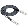 10Gtek SFP + DAC Twinax كابل، سلبي، متوافق مع HP ProCurve J9283B، HP Aruba J9283D 3 Meter10ft