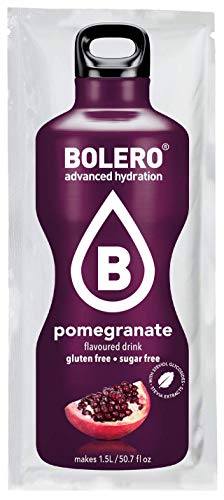 Bolero Bebida Instantánea Sin Azúcar, Sabor Granada - Paquete De 12 X 9 Gr - Total: 108 Gr