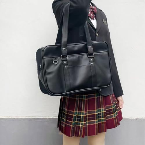 WUUISDNX Sac d'uniforme d'étudiant japonais, choix à la mode et pratique, sac de transport japonais de grande capacité, sac à bandoulière en PU – vue 3