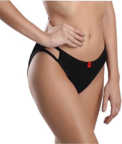 Image of FIMS - Fashion is my style Women's Cotton Hipsters Panties for Women, Soft Stretchable Cotton Fabric, Non-Padded, Multi-Color Panties, See Main Image to Check Nos of Panties You Will Get.