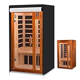 Terrassenüberdachung aus Holz für den Außenbereich, wasserdicht, 193 x 110 x 102 cm, und UV-Schutz, winddicht, stabile Abdeckung für Saunen