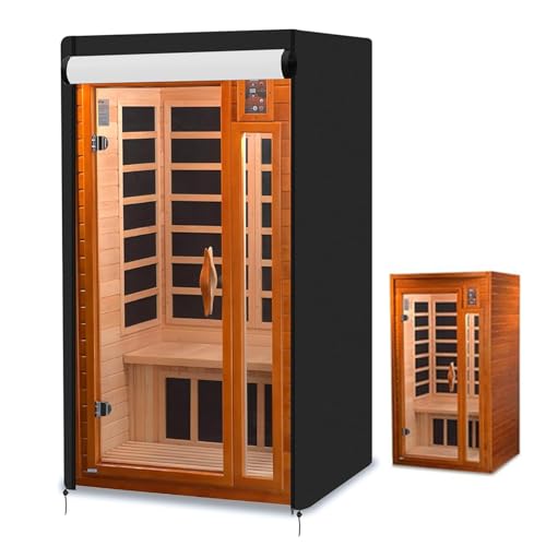 Sucritude Cubierta De Sauna De Madera De Exterior - Accesorios Portátiles Resistentes - Cubierta De Lluvia Para Tienda De Sauna,Hogar Jardín Patio Traspatio Terraza Piscina Parque Jardinería