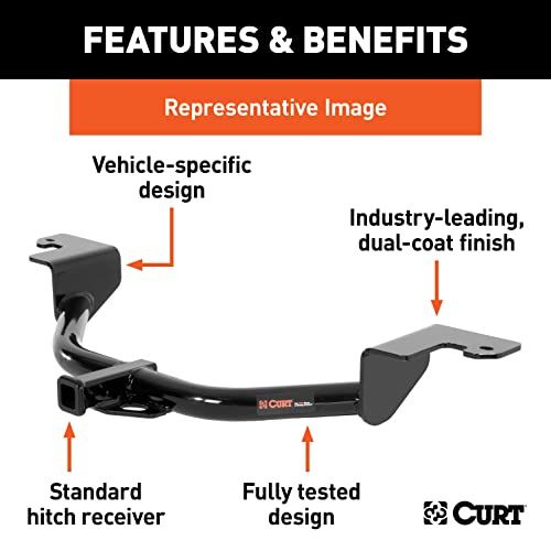 CURT Aries Automotive 11640: Compatible with Select Hr-V Class I Receiver by CURT - Image 3