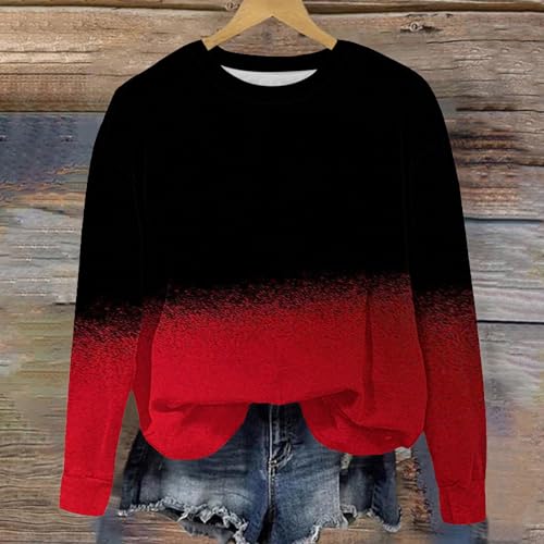 Girls Color Block Sweatshirts Crew Neck Long Sleeve Pullover Tops Casual Fleece Preppy Clothes4