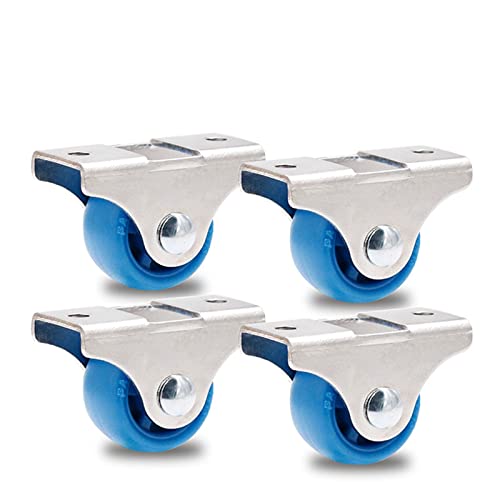 Roulettes universelles pour meubles plaque supérieure en fer nylon fixe