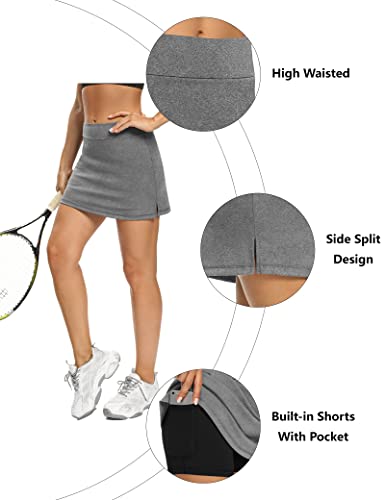 Image of LouKeith Tennis Skirts for Women Golf Athletic Activewear Skorts Mini Summer Workout Running Shorts with Pockets