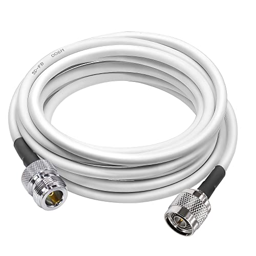 Nタイプ 延長 ケーブル 5D-FB TUOLNK N CDMA GSM 3G 4G LTE WiFi アンテナ RF 同軸 ケーブル 用のオス から Nメスの 同軸 ケーブル 16.4ft(5M)