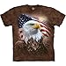 The Mountain Men's Independence Eagle T-Shirt, Brown, X-Large