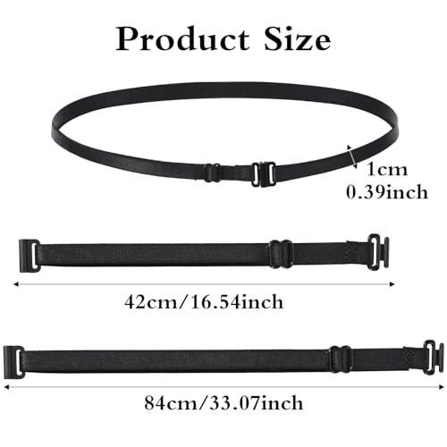 Ouligay 2Pcs Shirt Tuck Band Women Adjustable Tucking Cropping Shirts Sweaters Top Bands Elastic Stretch Belts Change Style of Clothes