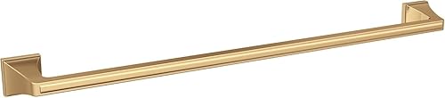 Amerock BH36024CZ  Toallero de bronce champán  Toallero de 24 pulgadas (24.016 in)  Mulholland  Toallero de baño  Accesorios de baño  Accesorios de
