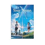 Anime Kimi No Na Wa Poster Print (15) Wall Art Poster Gifts Bedroom Prints Home Decor Hanging Picture Canvas Painting Posters 08x12inch(20x30cm)
