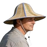 Improved Outdoor Comfort: This straw hat for women incorporates an innovative inner foil layer designed to reflect heat, maintaining a pleasant temperature and providing reduction during extended periods of outdoor activity under the sun