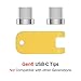Smart&Cool USB-C / Type-C Fast Charging Tips(Max Charging Current-3A with Fast Charging Cable) for Galaxy S8/S8 Plus,LG G5/G6, Nokia 950/950XL etc (Type-C Plug)
