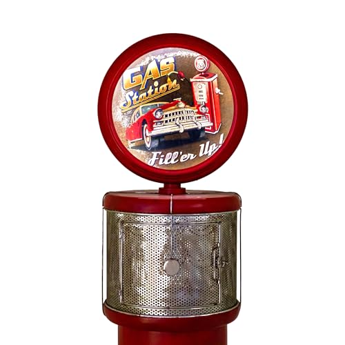 Soporte para botellas estilo vintage con luces LED, 70.5 pulgadas miniatura 3