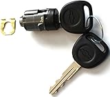 Select Chevrolet OEM Single BLACK Door Lock Cylinder W/2 OEM LOGO KEYS-706592 + 598007