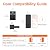 Amazon Basics Contemporary Electronic Keypad, Keyless Entry Door Lock Deadbolt with Handle Set, Key Pad Front Door with Knob, Contemporary Door Locks for Front Door, Door Handle, Matte Black, 1-Pack