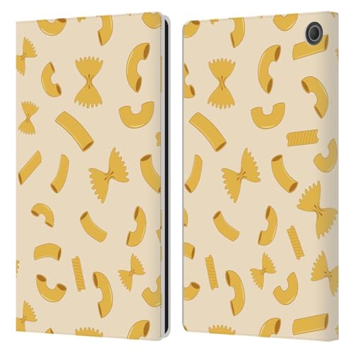 Étui Amazon Fire Max 11 PLdesign Pâtes Dorées Housse Portefeuille en Cuir