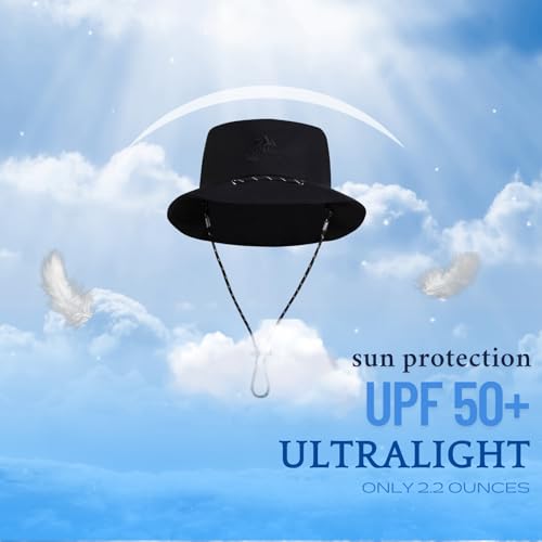 Image of Waterproof Bucket Hats for Women Men UV Protection Sun Hat Packable Boonie Cap Outdoor Rain Hat