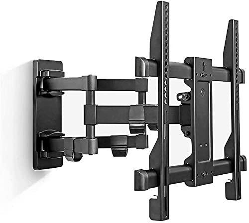 Support mural TV salon orientable pour écran plat et incurvé