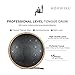 Steel Tongue Drum - HOPWELL 15 Note 14 Inch Tongue Drum - Hand Pan Drums with Music Book, Steel Handpan Drum Mallets and Carry Bag, D Major (Black)