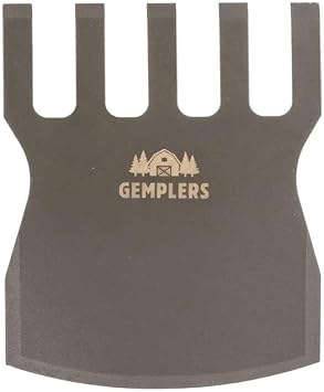 Gemplers Steel Rake Hoe with Wood Handle, 5 Wide Tines, Multi-Purpose Tool for Gardening, Planting, and Fire Prevention, Commercial Grade