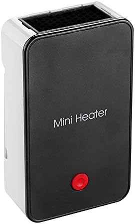 JCW Mini Electric Heater Especially Suitable for Office Workers,Portable Space Heater Mute,Safe, Hidden Bracket,One-Touch Switch,Using Mouse,Warm Hand at Office/Home,Beautiful and Easy.200W (Black)