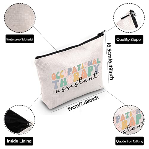 ZJXHPO Occupational Therapy Assistant Survival Kit OTA Makeup Bag With Zipper OT Assistant Appreciation Gift OTA Graduation Gift COTA Cosmetic Bag (OT Assistant) - Image 3