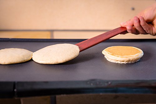 Earlywood L-SAUTE-J 13 In Handmade Kitchen Cooking Utensil, Thin Dark Wood Saute Spatula thumb #6
