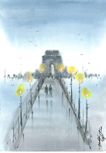 Image of CAMPAP Arto Watercolour Paper Pack 300gsm, Serene, 100% Cellulose, A3