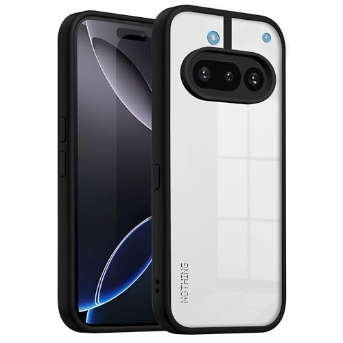 Image of V-TAN Back Cover for Nothing Phone 3A 5G Compatible Case, Transparent Clear, TPU, Camera Protective Shockproof Cover, Black