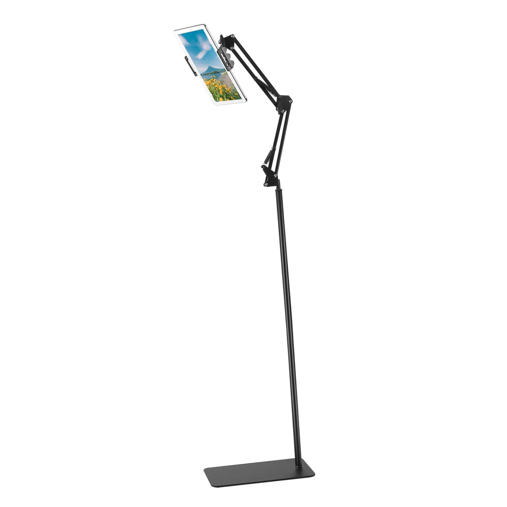 SHINEOFI 1piezas Soporte De Tablet Ajustable Base Estable Brazo Mecánico De Soporte De Teléfono y Tableta para Oficinas y Dormitorios Instalación y De