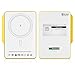 MeshPocket 10000mAh Qi2 Magnetic Power Bank 20W Wired Fast Charge 15W Wireless Charge Integrated nRF52840 SX1262 Support 915MHz LoRa Bluetooth 5.0 with E-Ink Display Compatible with Meshtastic(Yellow)