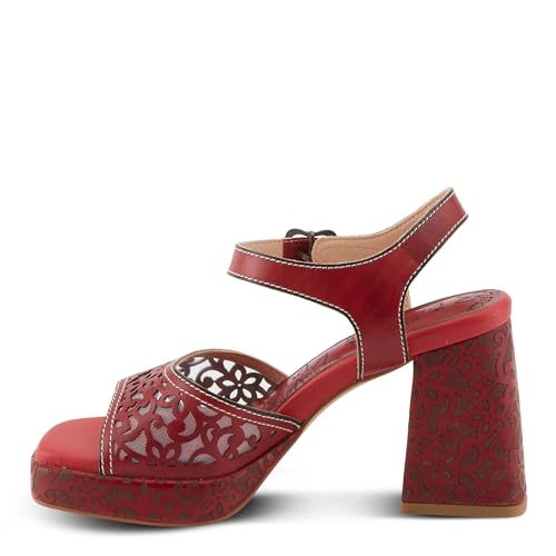Spring Step L'Artiste Women's SAVYCHIC Platform Sandals - Open Toe, Leather and Mesh, Hook and Loop Closure3