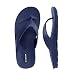Okabashi Mens Surf Flip Flops - Sandals, L - (M 9-10), Navy