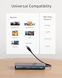 Anker 555 USB-C Docking Hub (8-in-1) PowerExpand Adapter, 85W Power Delivery, 4K 60Hz HDMI, 10Gbps USB-C & 2 USB-A Data Ports, Ethernet Port, MicroSD & SD Memory Card Reader, for MacBook Pro and More - Image 5