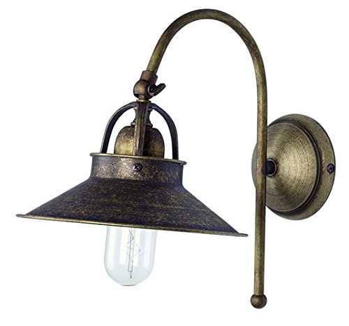 Applique en laiton bruni au design cône élégant pour illuminer votre intérieur